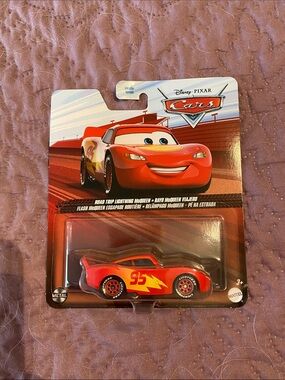 Disney Red and Yellow Lightning McQueen Toy Car